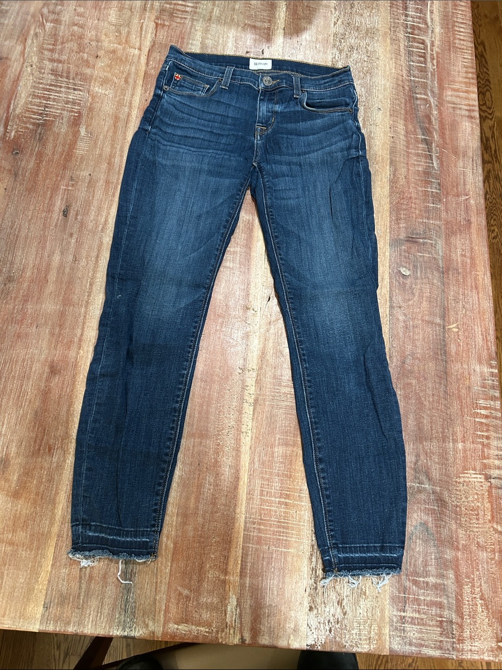 Hudson VTG Krista Super Skinny Crop Jeans in MMKR Wash
